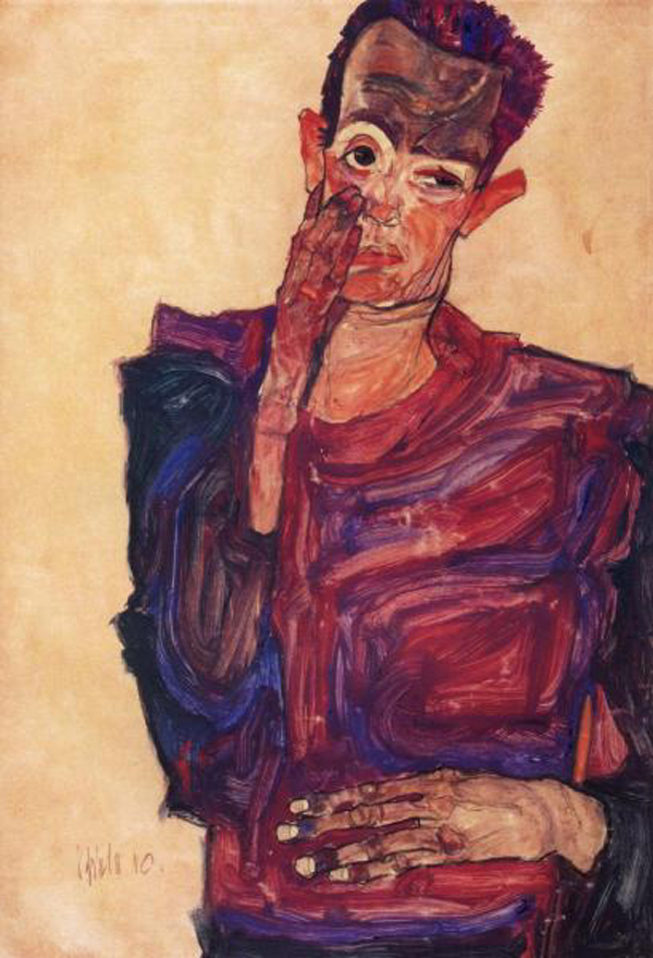 Self Portrait with Hand to Cheek