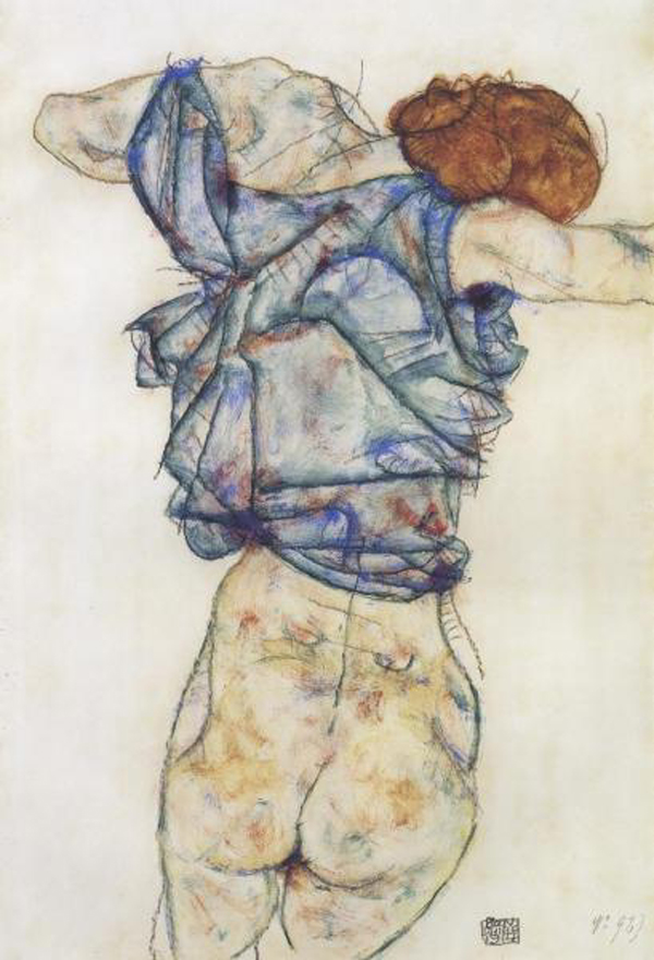 Woman Undressing