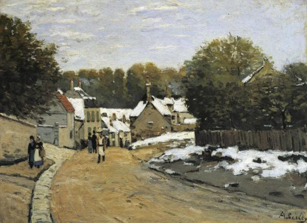 Early Snow At Louveciennes