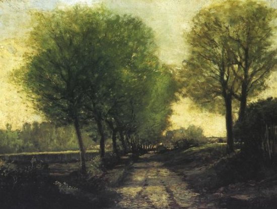 Lane Near a Small Town