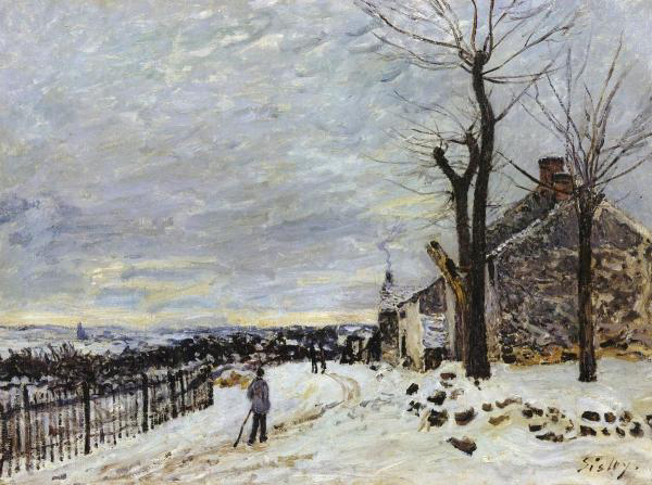Snowy Weather at Veneux Nadon