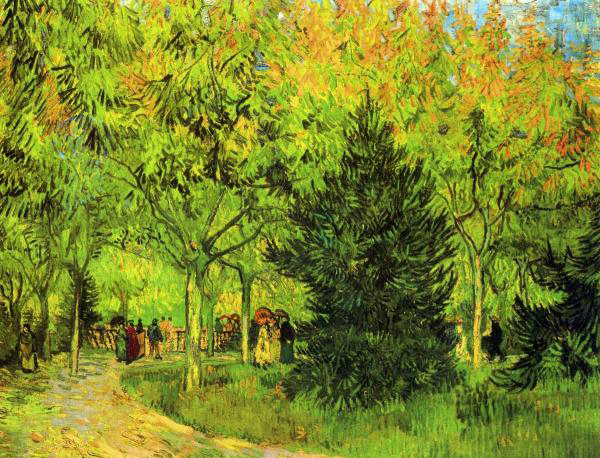 A Lane in the Public Gardens at Arles