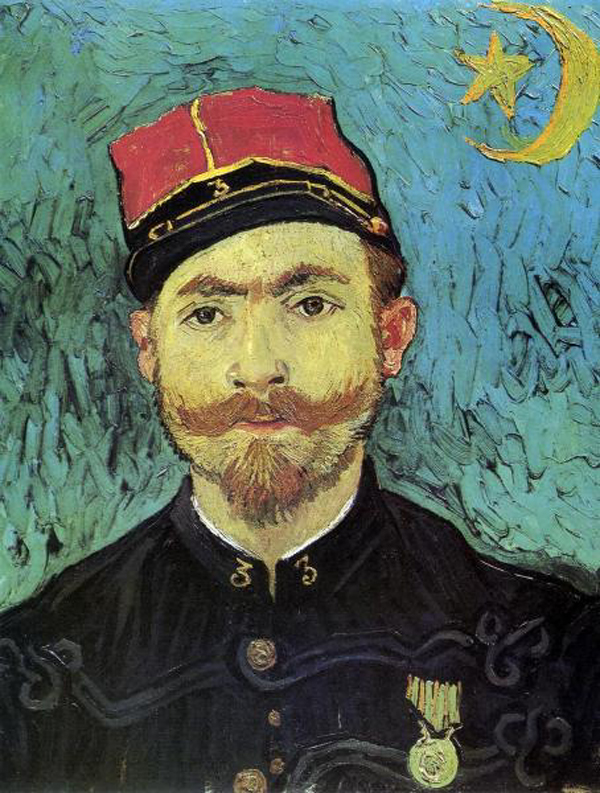 Portrait of Milliet, 2nd Lieutenant of the Zouaves, 1888