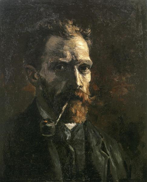 Self Portrait with Pipe, 1886