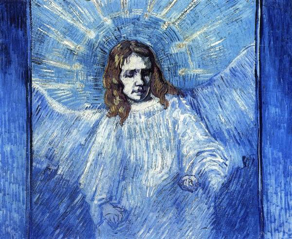 Half Figure of an Angel