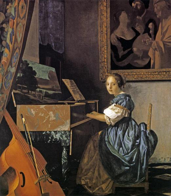 Lady Seated at a Virginal