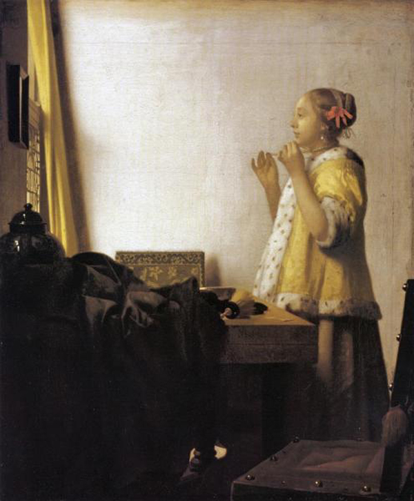 Woman with a Pearl Necklace