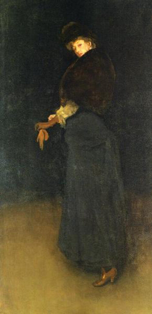 Arrangement In Black - La Dame au Brodequin Jaune, 1882