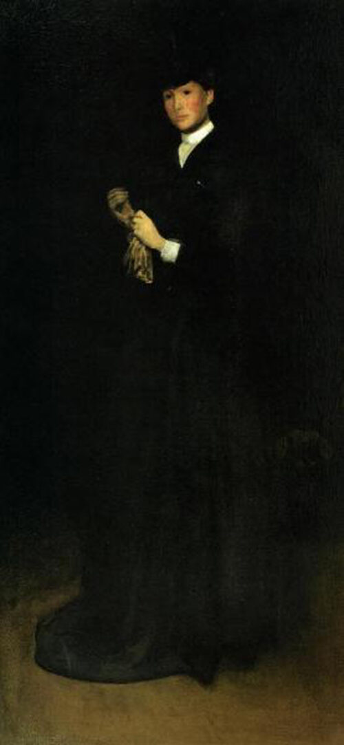 Arrangement In Black - Portrait of Mrs Cassatt, 1883