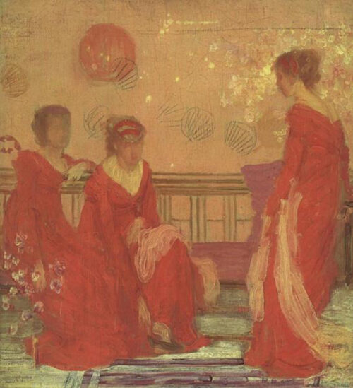 Harmony in Flesh Color and Red, 1869