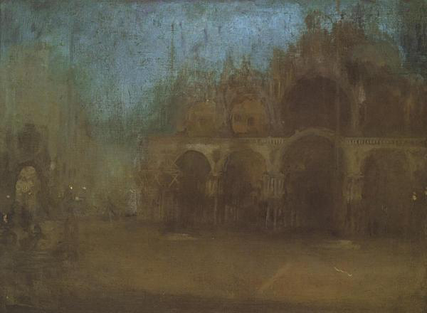 Nocturne, Blue and Gold, St. Mark's Square, Venice, 1879