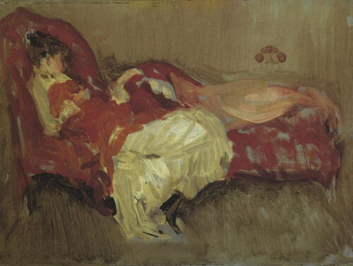 Note in Red - The Siesta, 1883