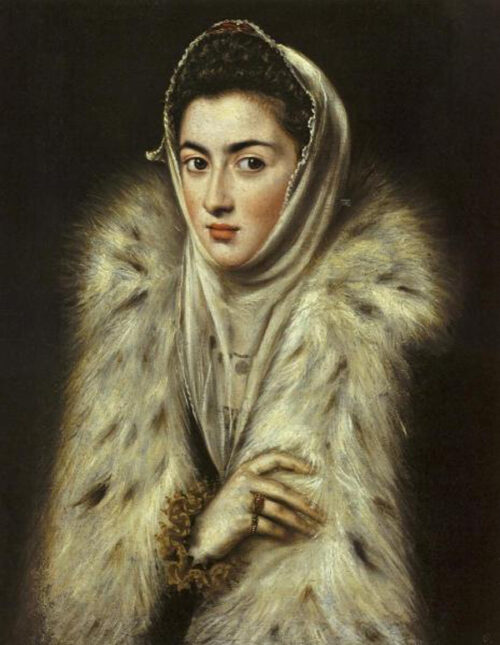 A Lady In a Fur Wrap