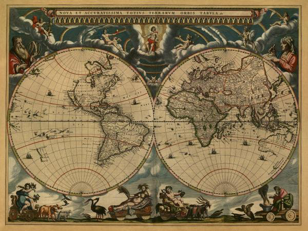 New & Accurate Map of the World