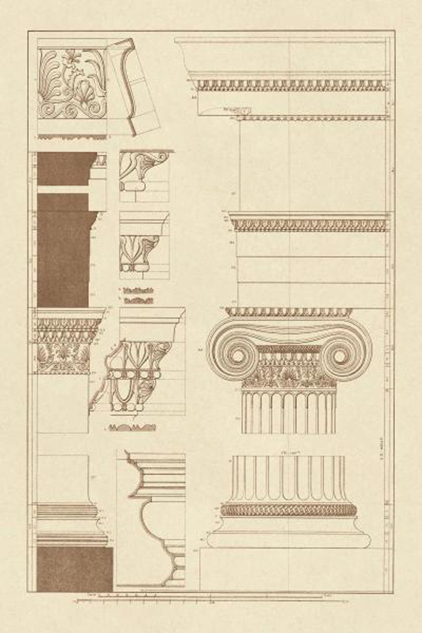 Details from the North Portico of the Erechtheum
