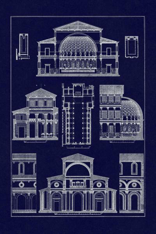 Interior of a Basilica - Blueprint