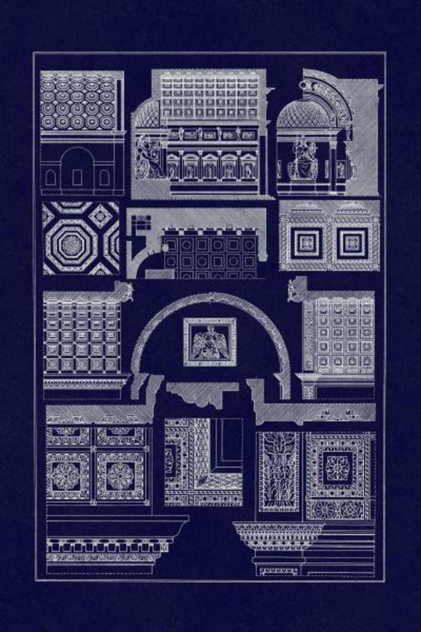 Roman Barrel Vaults - Blueprint
