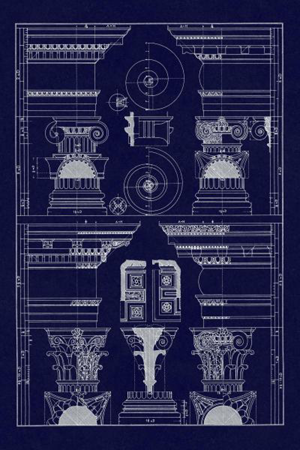 Pediments of the Renaissance - Blueprint