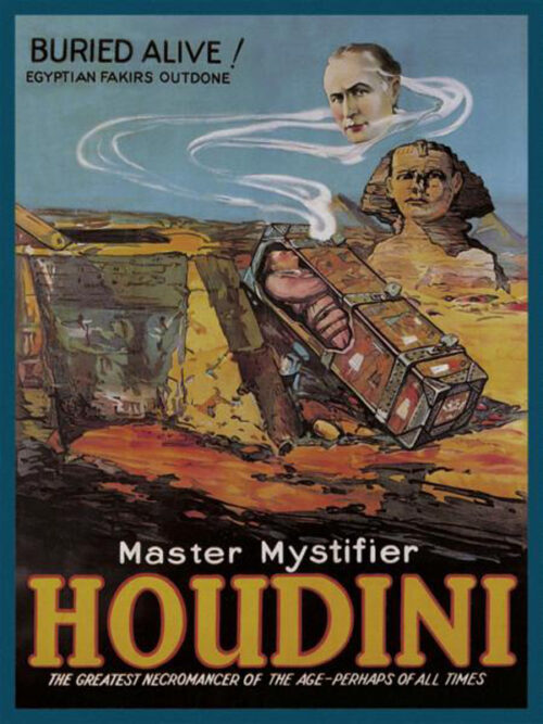 Magicians: - Literary Digest - Houdini Buried Alive
