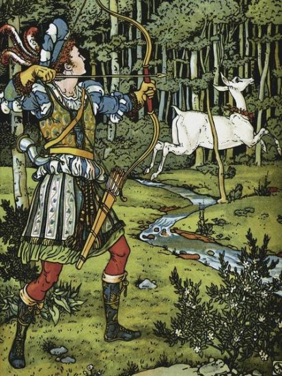 Hind In the Wood - The Archer