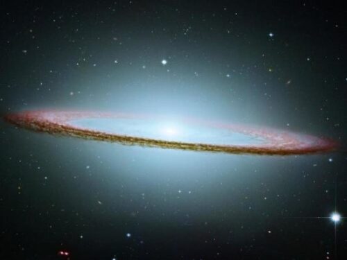 M104 - The Sombrero Galaxy - Colored with Infared Data