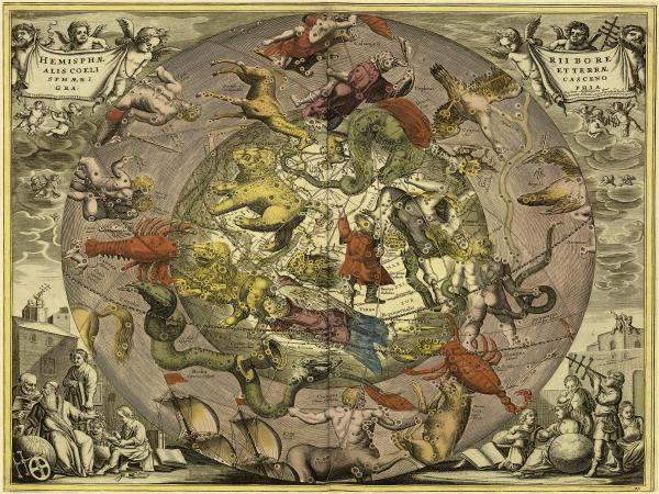 Maps of the Heavens: Hemisphaeriibore Alis Coelietterrae