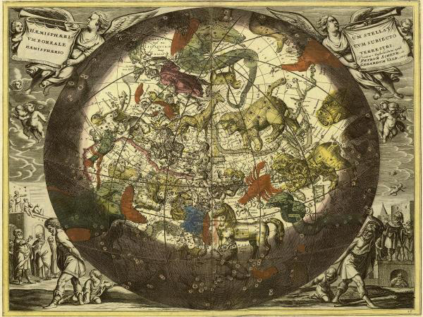 Maps of the Heavens: Hemisphaerium Stellatum Boreale Cum Subiecto