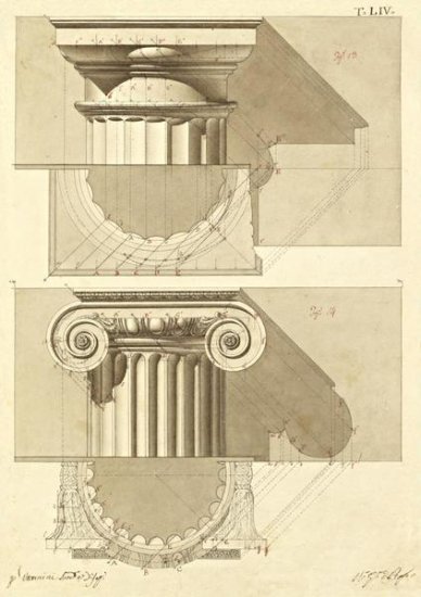 Elements of Civil Architecture - Plate 54 - c. 1818-1850