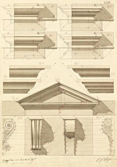 Elements of Civil Architecture - Plate 52 - c. 1818-1850