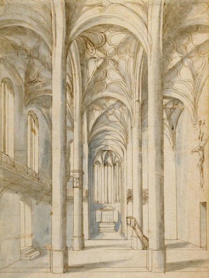 Interior of a Gothic Church 1629