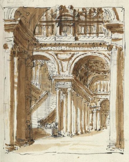 Grand Entrance Hall, Italy 1786