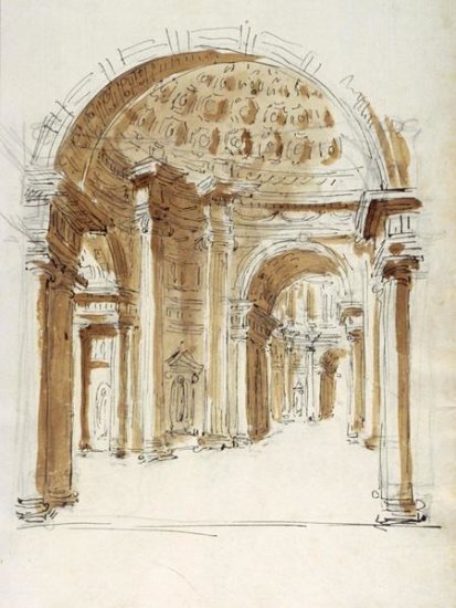Interior Hallway, Italy 1786