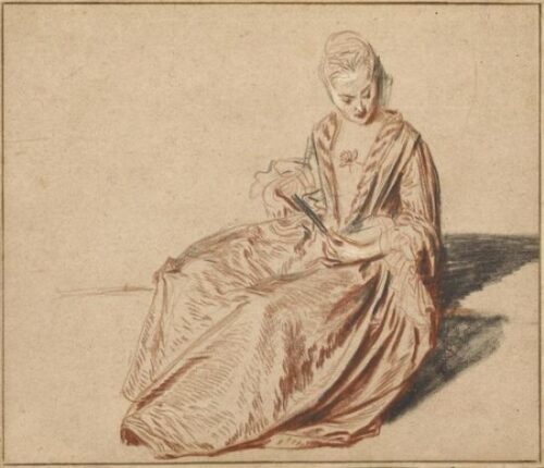 Seated Woman with a Fan