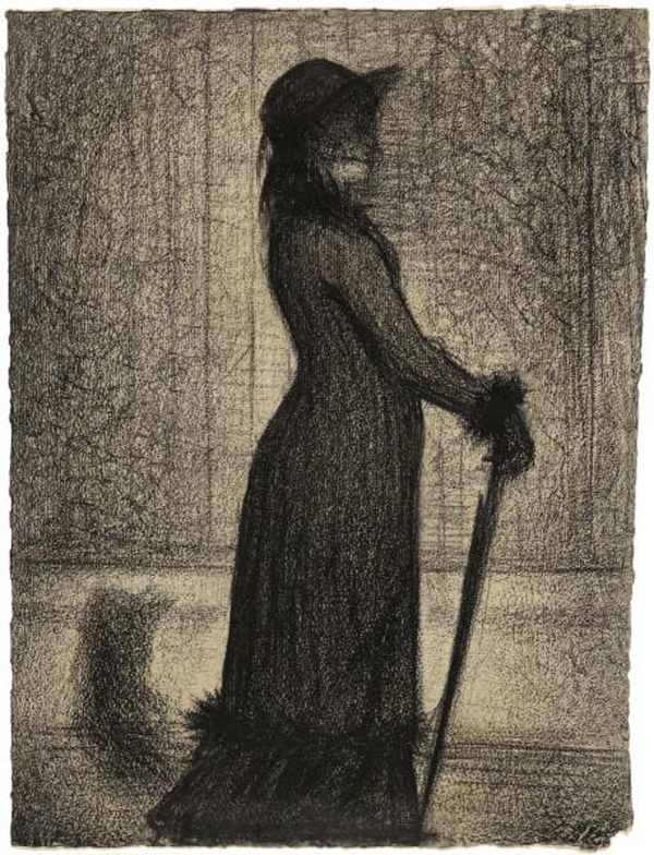 Une Elegante (Woman Strolling)
