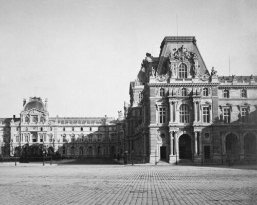 Paris, 1859 - Mollien Pavilion, the Louvre