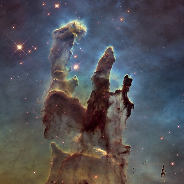 2014 Hubble WFC3/UVIS High Definition Image of M16 - Pillars of Creation