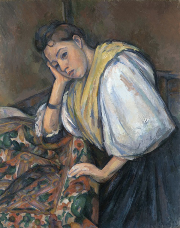 Young Italian Woman at a Table