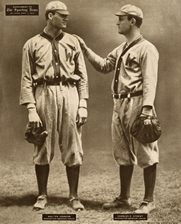 Walter Johnson And Charles E. Street, Washington American League, 1880