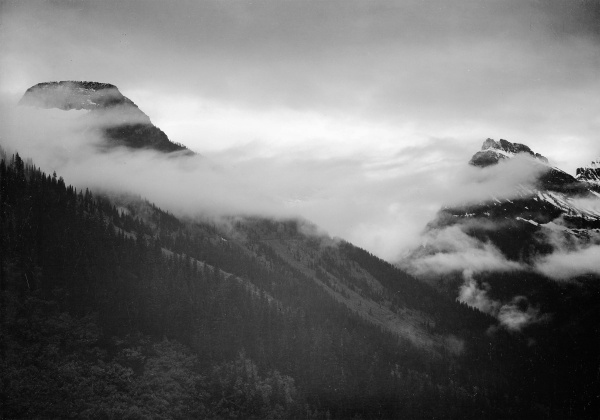 Veiled Mountains, Glacier National Park, Montana - National Parks and Monuments, 1941