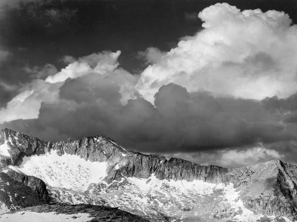 Clouds - White Pass, Kings River Canyon, Proposed as a National Park, California, 1936