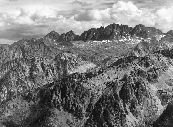 North Palisade from Windy Point, Kings River Canyon, Proposed as a National Park, California, 1936