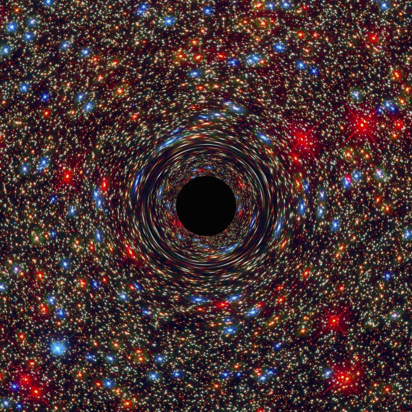 Black Hole in NGC 1600