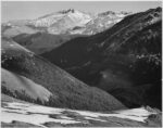 Long's Peak in Rocky Mountain National Park, Colorado, c. 1941-1942