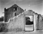 Full Side View of Entrance with Gate to the Right, Church, Taos Pueblo National Historic Landmark, New Mexico, 1941