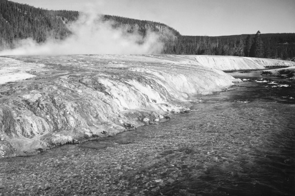 Firehold River, Yellowstone National Park, Wyoming, ca. 1941-1942