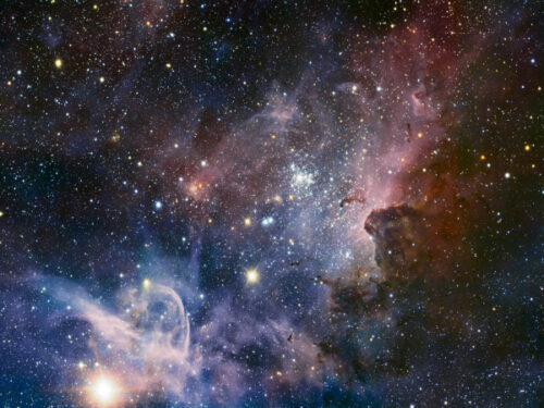 Carina Nebula Infrared from HAWK-I
