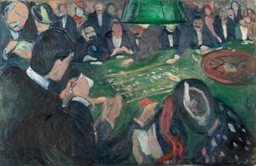 At the Roulette Table in Monte Carlo 1892