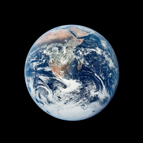 View of Earth from Apollo 17