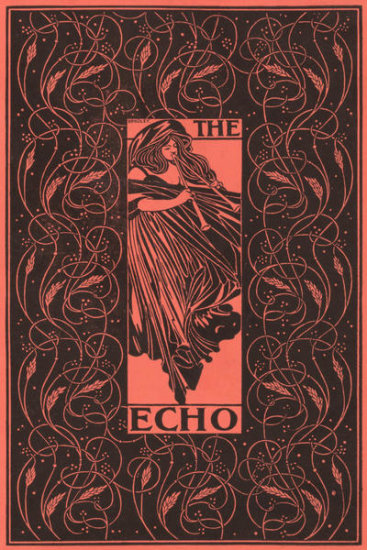 Detail from Promotional Materials for The Echo Newspaper, 1890