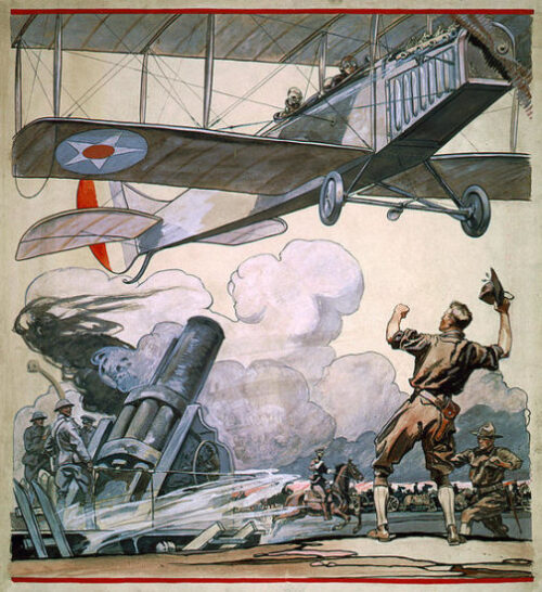 Battlefield Scene - Cover for Collier's Weekly August 4, 1917